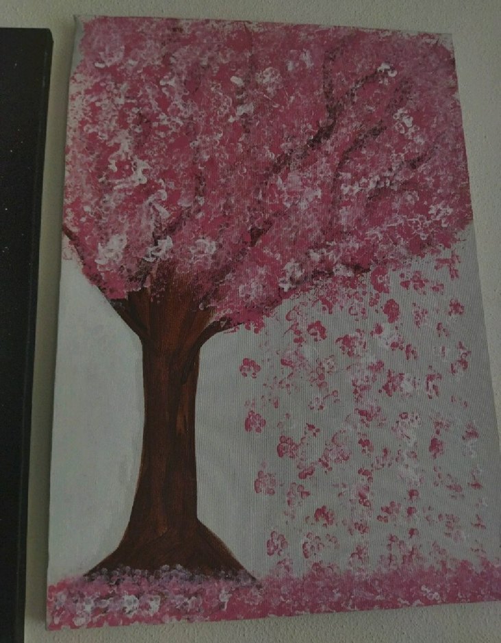 akrilik boya ile yapılmış 3lü Tuval çizimleri - Görsel 4