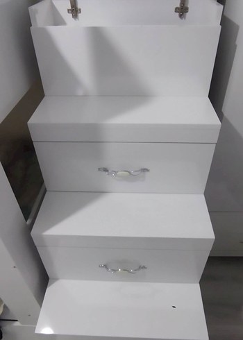 Sıfır ayarında özel yapım MDF çekmeceli merdiven. - Görsel 2