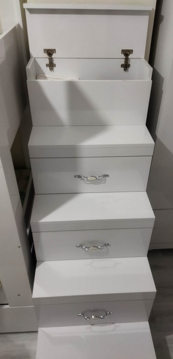 Sıfır ayarında özel yapım MDF çekmeceli merdiven. - Görsel 3