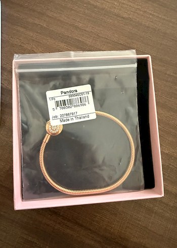Pandora Pandora Altın Renk Minimalist Bileklik 19 beden
