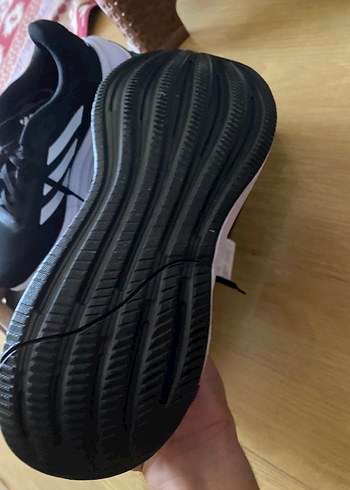42 Beden siyah Renk Adidas Siyah Erkek Koşu ve Antrenman Ayakkabısı