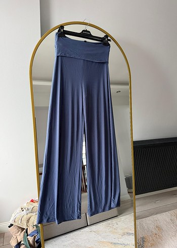 Mavi Salaş Kadın oysho eşofman altı - Görsel 3