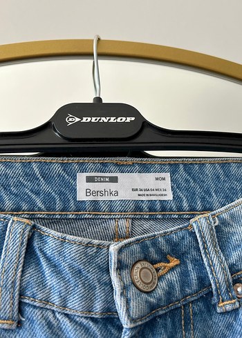 Kadın Mavi Denim Regular Fit Midi Jean - Görsel 3