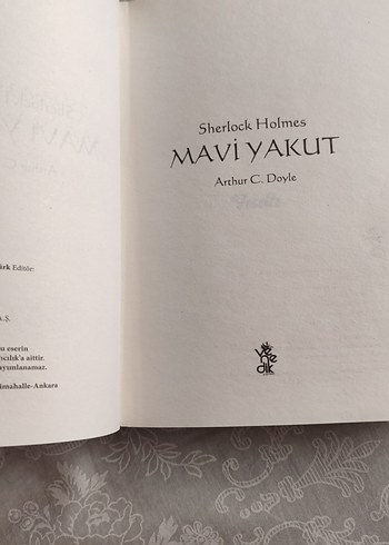 Beden Sherlock Holmes - Mavi Yakut