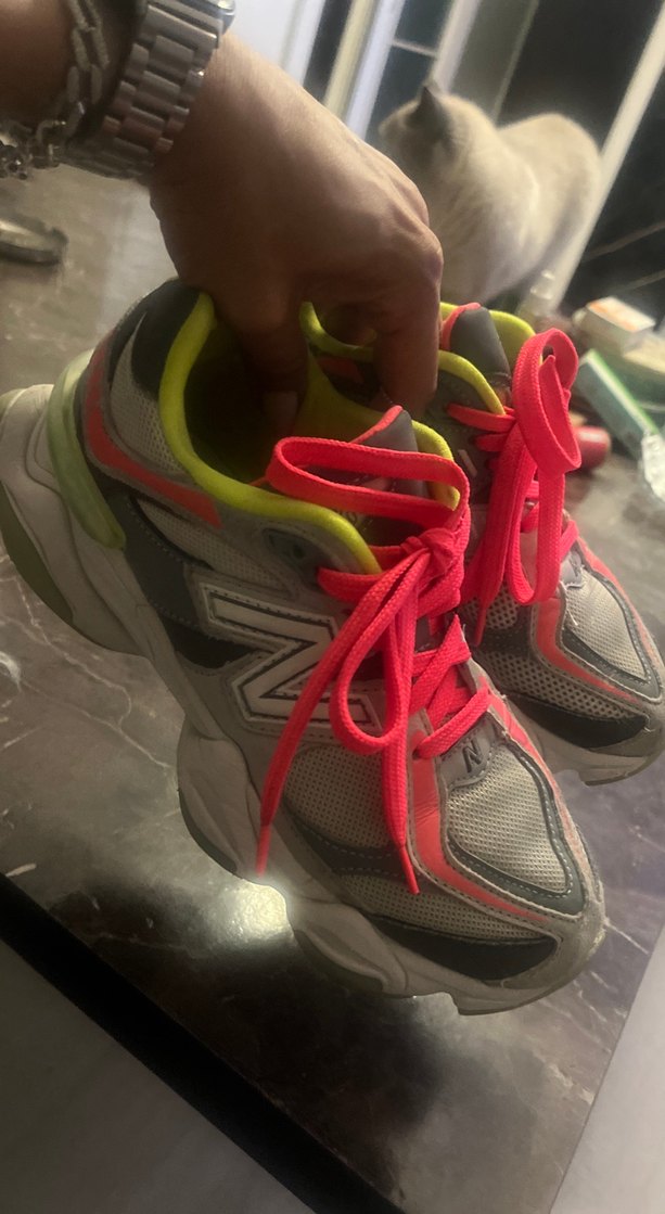 Gri Desenli new balance Kadın Sneakers - Görsel 3