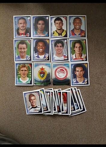 PANINI ŞAMPIYONLAR LİGİ 2007-2008 STICKER COLLECTION 33 ADET