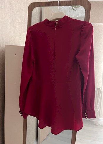 Mürdüm Uzun Kollu Salaş Bluz - Görsel 3