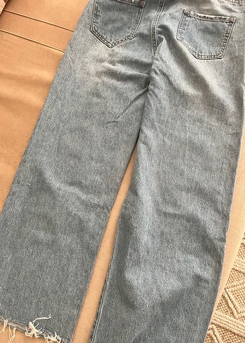 36 Beden Kadın kot Normal Boy Denim Pantolon