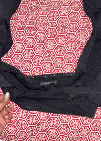 38 Beden siyah Renk Kadın Siyah anvelop Tarzı Wrap bluz