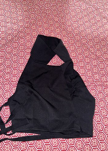 Kadın Siyah anvelop Tarzı Wrap bluz