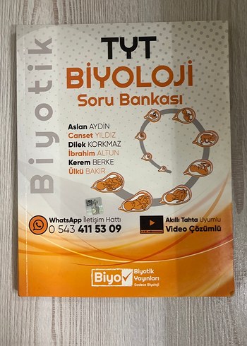 TYT Biyoloji Soru Bankası
