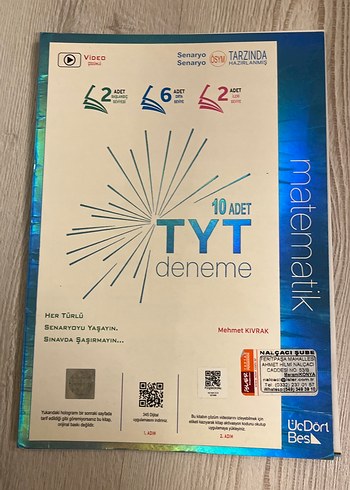 TYT MATEMATİK BRANŞ DENEME (acil yayınları ve 345)