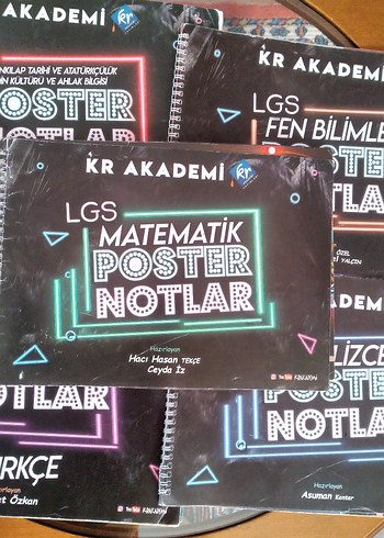 LGS Poster Notlar Seti