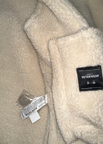 Kürklü Bej Deri Kadın Ceket - Görsel 3