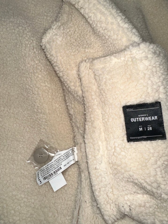 Kürklü Bej Deri Kadın Ceket - Görsel 3