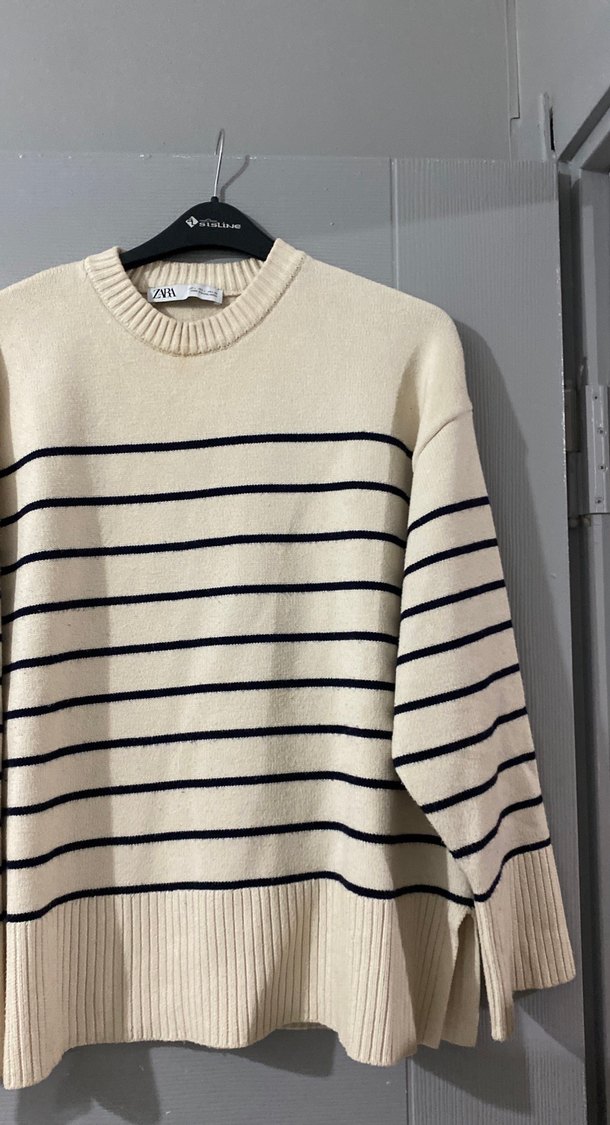 Zara Bej Örme Kadın Kazak - Görsel 4