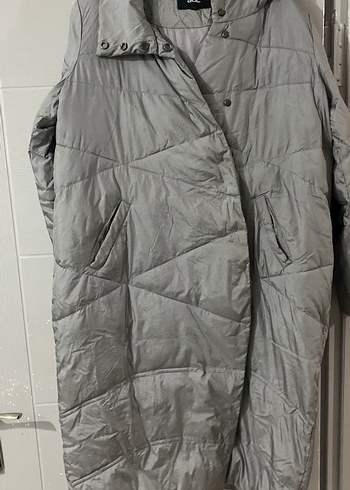 Gri Düğmeli Kolsuz Kadın Ceket - Görsel 3