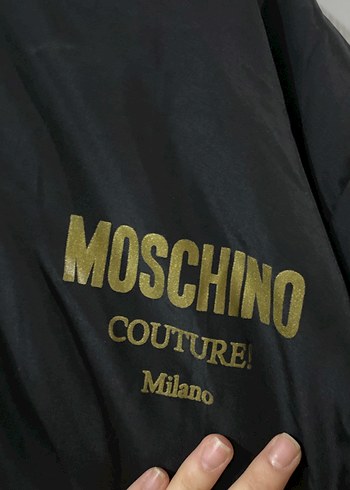Moschino Siyah Kapüşonlu Fermuarlı Kadın Ceket - Görsel 2