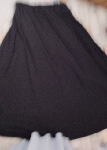 Siyah Uzun Salaş Kadın Etek - Görsel 2
