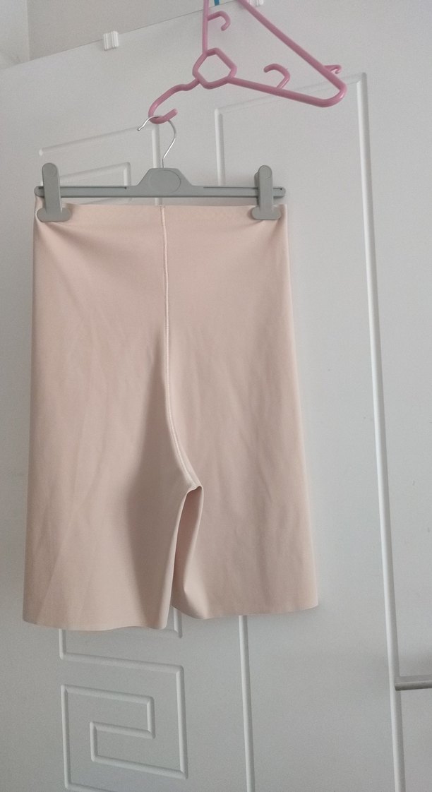 Bej Desenli Korse - Görsel 3