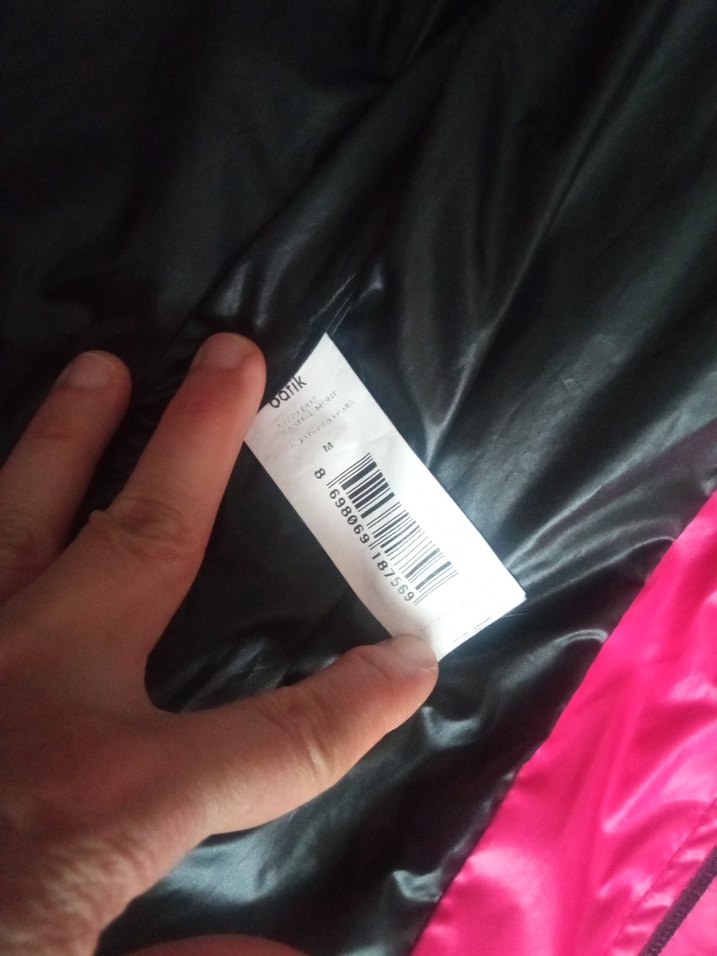 Pembe Kapüşonlu Fermuarlı Kadın yağmurluk - Görsel 5