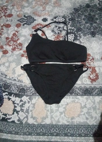 Siyah Bantlı Mini Bikini - Görsel 3