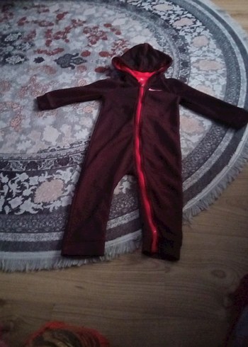 Kahverengi Fermuarlı Bebek Tulum - Görsel 3