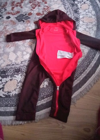 Kahverengi Fermuarlı Bebek Tulum - Görsel 6