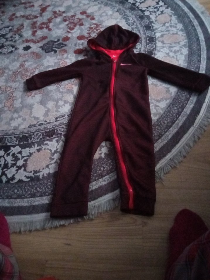 Kahverengi Fermuarlı Bebek Tulum - Görsel 2