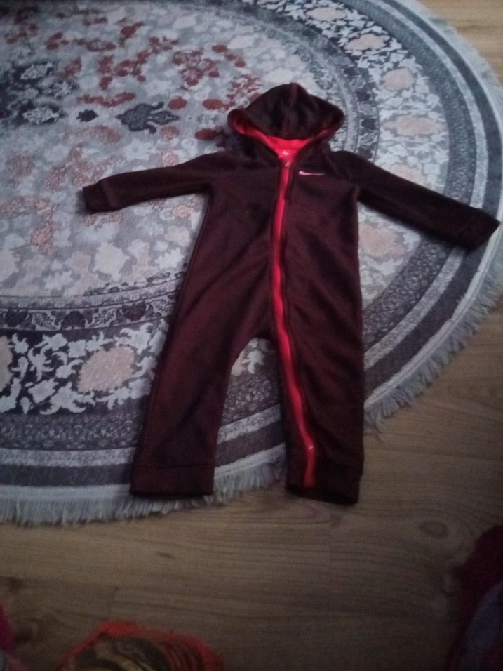 Kahverengi Fermuarlı Bebek Tulum - Görsel 3