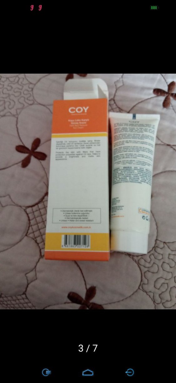 COY SPF 50 Koyu Leke Karşıtı Güneş Kremi - Görsel 3
