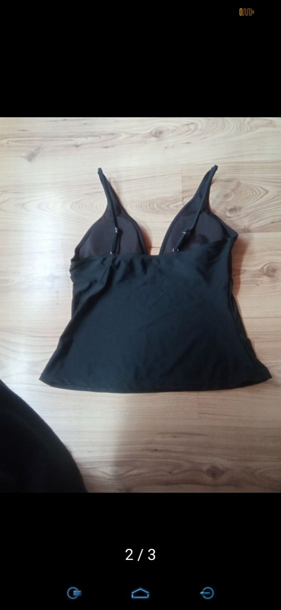 Siyah Gösterişli Kadın bikini üstü - Görsel 4