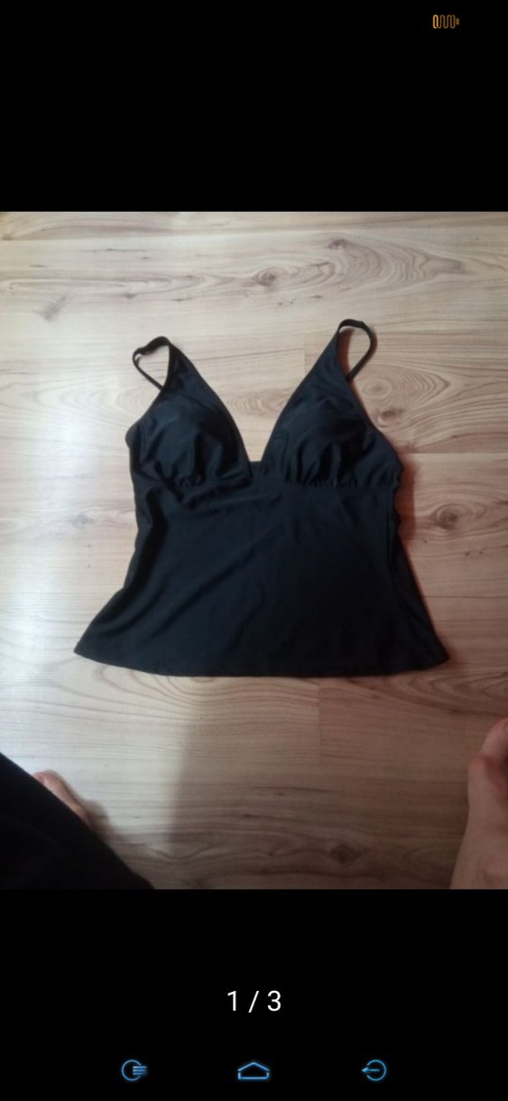 Siyah Gösterişli Kadın bikini üstü - Görsel 3