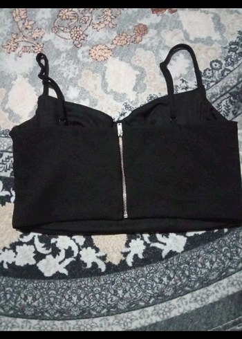 Siyah V Yaka Korse Büstiyer - Görsel 3