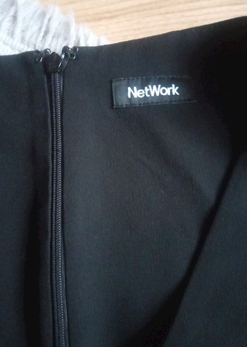 METWORK Siyah V Yaka Kemerli Kadın Tulum - Görsel 9