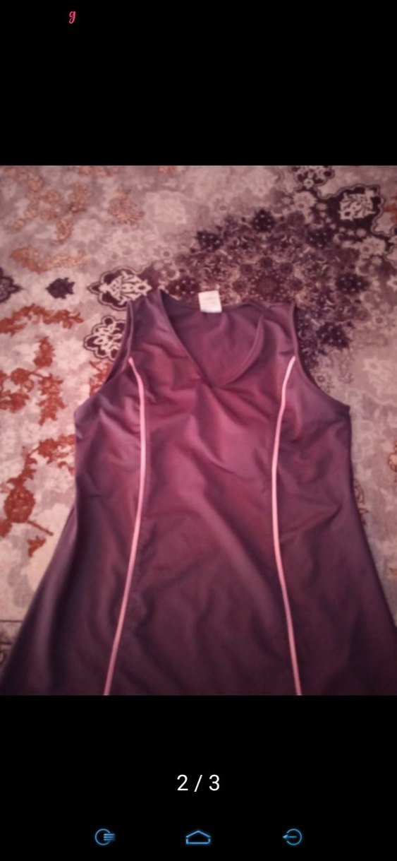 Bordo V Yaka Uzun Kesim Kadın bikini üstü - Görsel 3