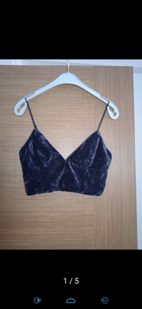 H&M Siyah V Yakalı Kadın Bustiyer - Görsel 3