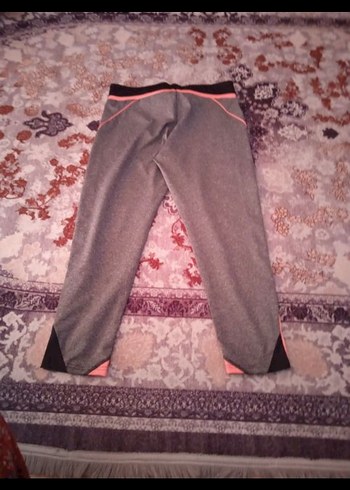 LCW Waikiki Gri Elastik Bel Midi Kadın Tayt - Görsel 4