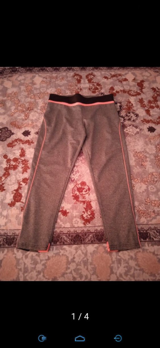 LCW Waikiki Gri Elastik Bel Midi Kadın Tayt - Görsel 2