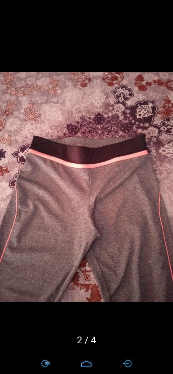 LCW Waikiki Gri Elastik Bel Midi Kadın Tayt - Görsel 3