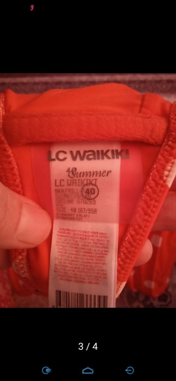 Kırmızı Puantiyeli Uzun İpli Bikini üstü - Görsel 5