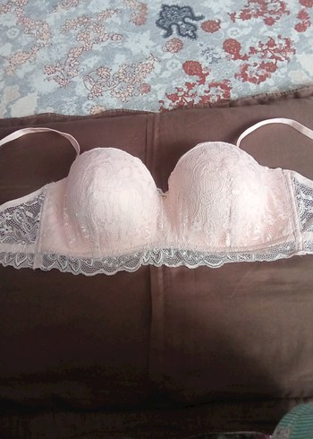 PİERRE CARDİN Bej Mini Dantelli Rahat Sütyen - Görsel 3