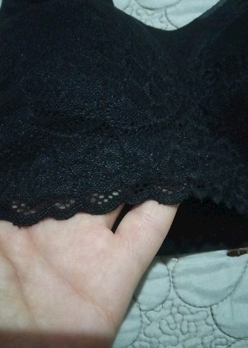 LAZER kesimli Siyah Midi Spor Sütyen - Görsel 4