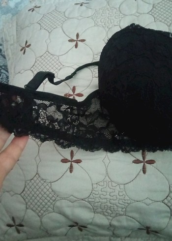 PİERRE CARDİN destekli Siyah Goth Mini Sütyen - Görsel 5