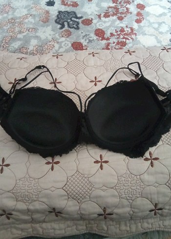 PİERRE CARDİN destekli Siyah Goth Mini Sütyen - Görsel 7