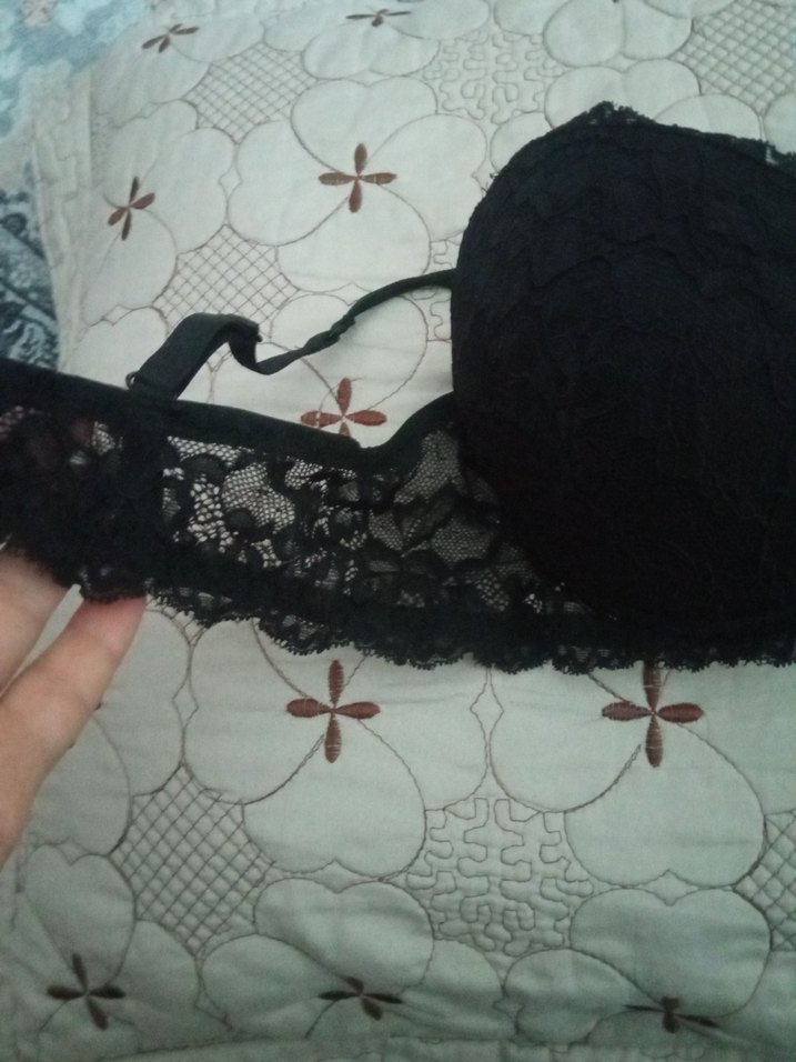 PİERRE CARDİN destekli Siyah Goth Mini Sütyen - Görsel 5