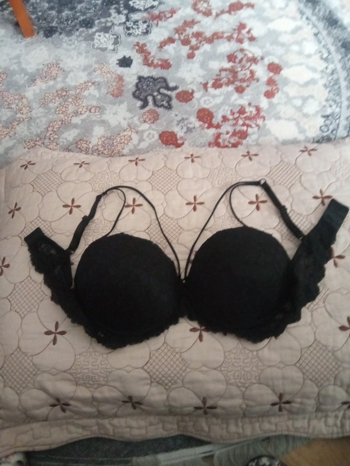 PİERRE CARDİN destekli Siyah Goth Mini Sütyen - Görsel 3