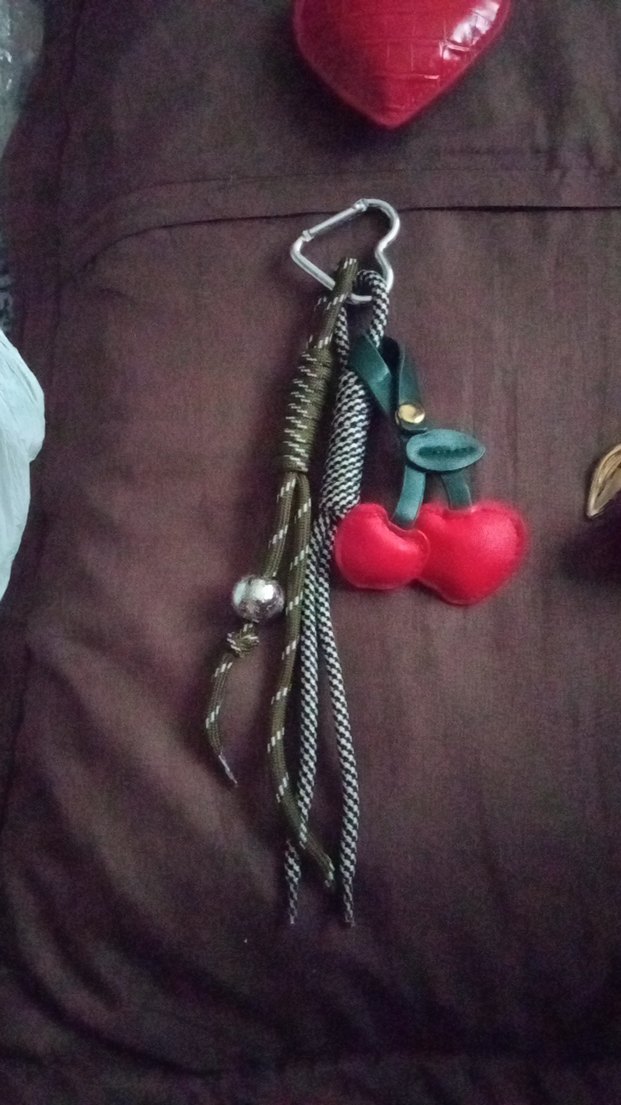 Renkli Boncuklu Bohem Anahtarlık - Görsel 2