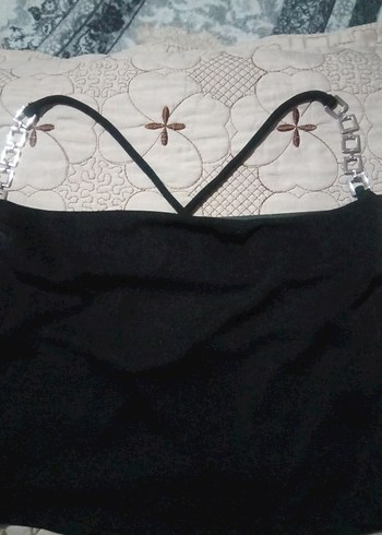 Siyah Bantlı Mini Gotik Büstiyer - Görsel 3