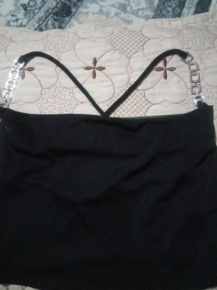 Siyah Bantlı Mini Gotik Büstiyer - Görsel 3